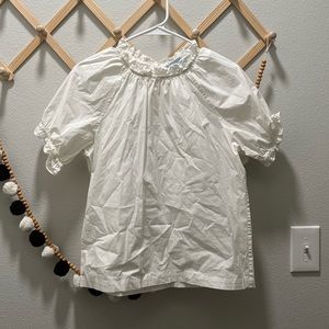 Hill House Cream Ruffle Blouse